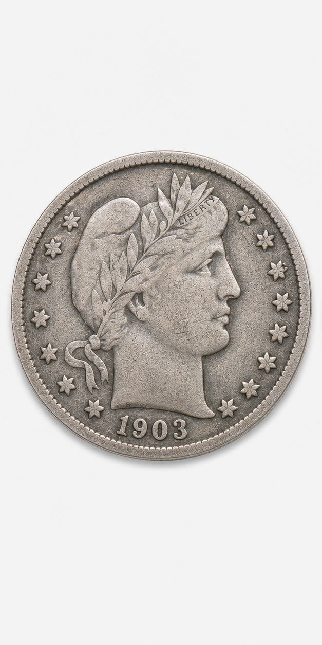 1903-S Barber Dime obverse