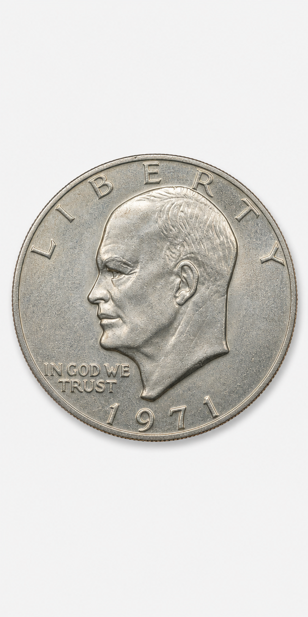 1971 Eisenhower Dollar obverse