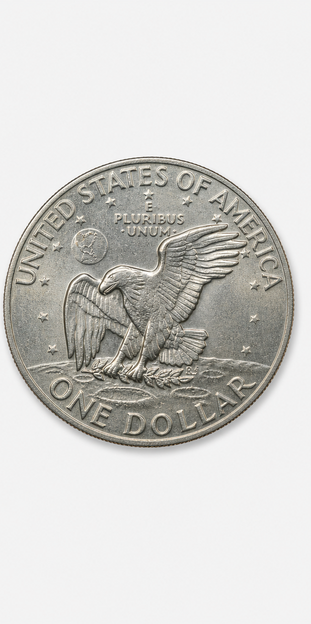 1971 Eisenhower Dollar reverse
