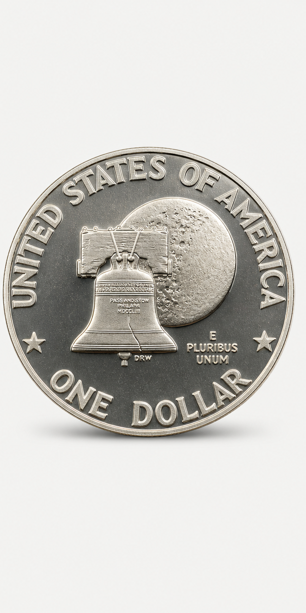 1976-S 40% Silver Bicentennial Eisenhower Dollar reverse