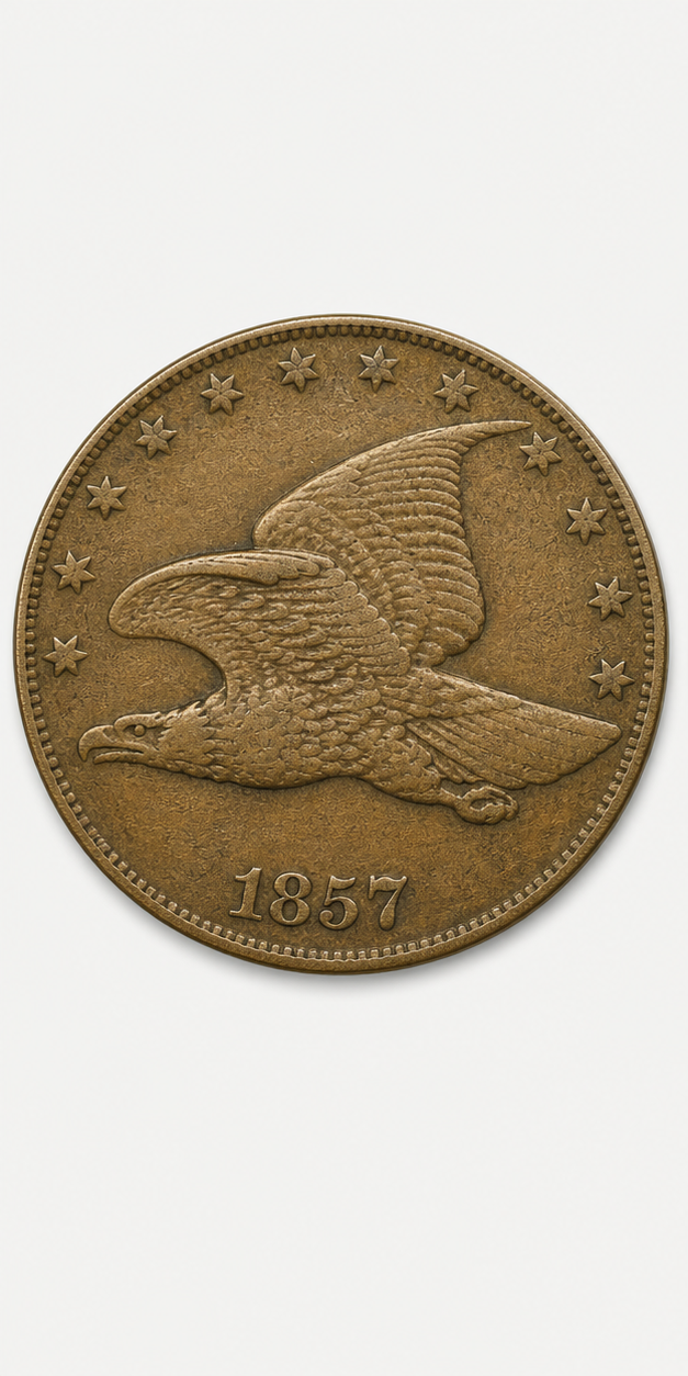 1857 Flying Eagle Cent obverse
