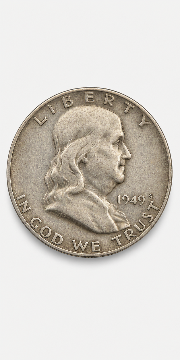 1949-S Franklin Half Dollar obverse