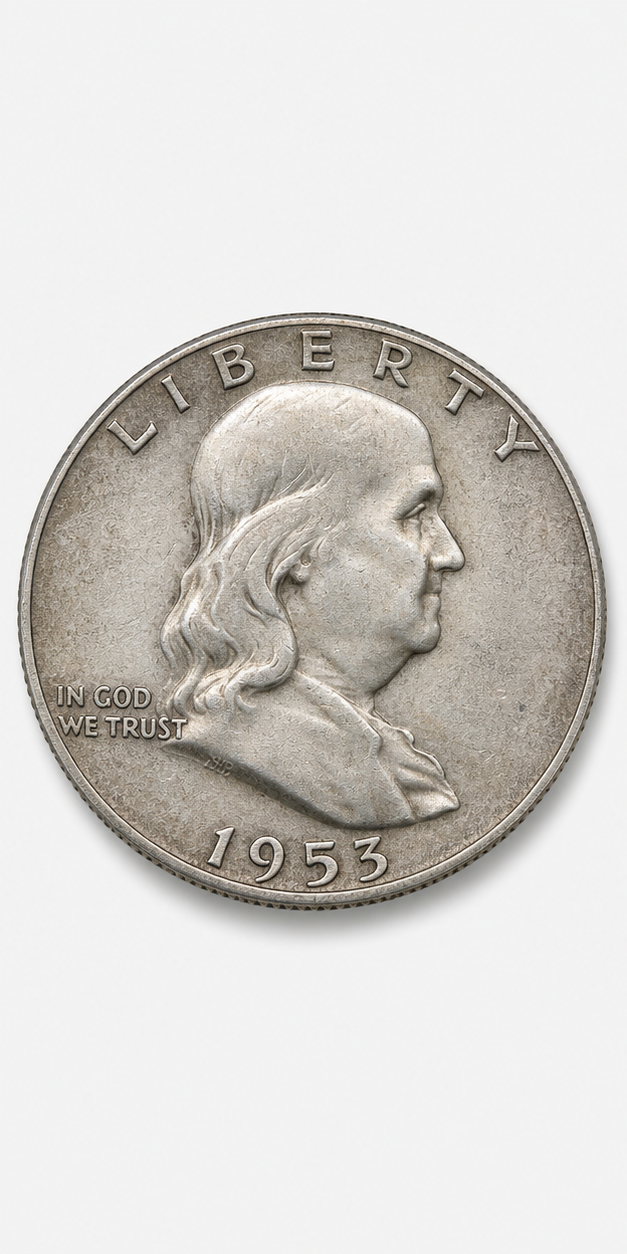 1953 Franklin Half Dollar obverse