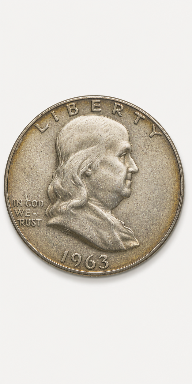 1963 Franklin Half Dollar obverse