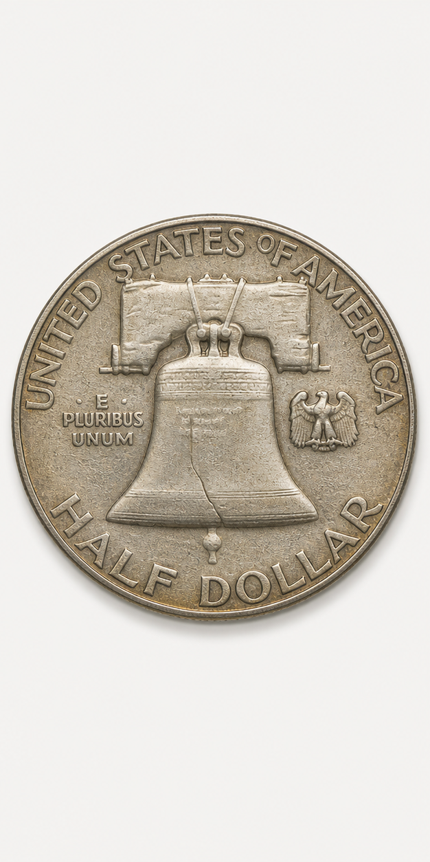 1963 Franklin Half Dollar reverse