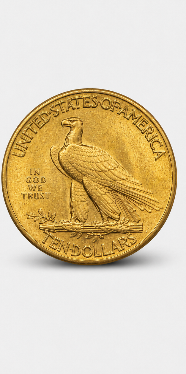 1930-S With Motto Indian Head Gold Eagle reverse