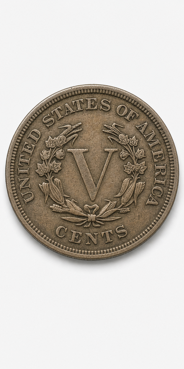 1894 Liberty Head Nickel reverse