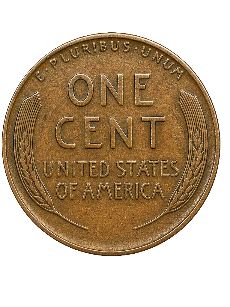 1931-S Lincoln Wheat Penny reverse