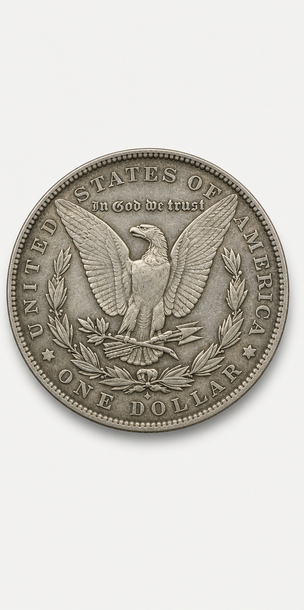 1901 Morgan Silver Dollar reverse