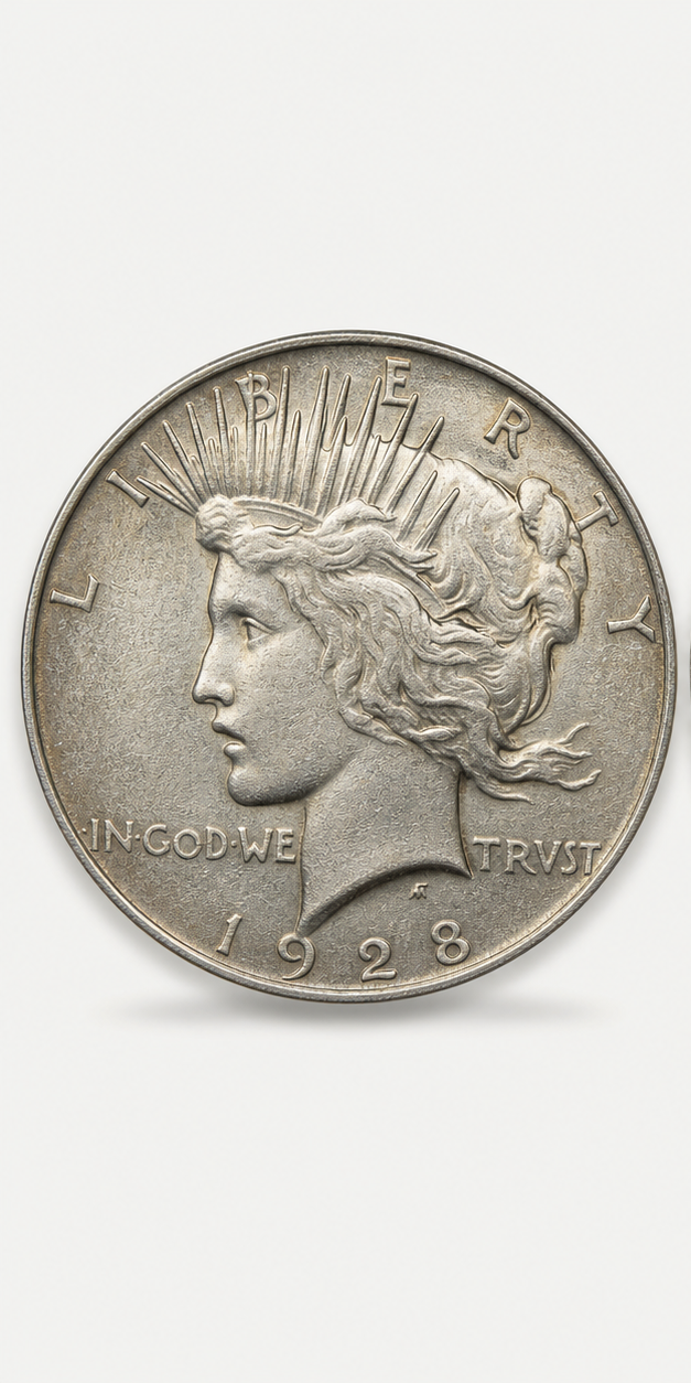 1928 Peace Dollar obverse