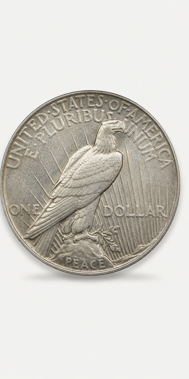 1928 Peace Dollar reverse