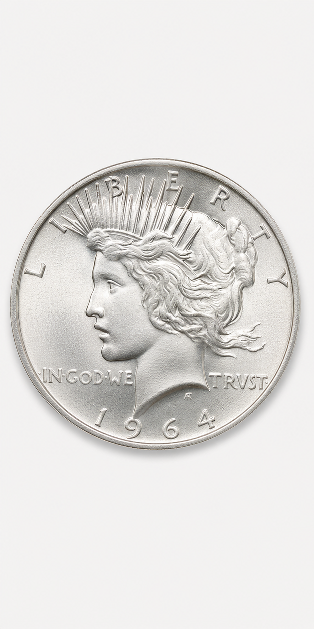 1964-D Peace Dollar obverse