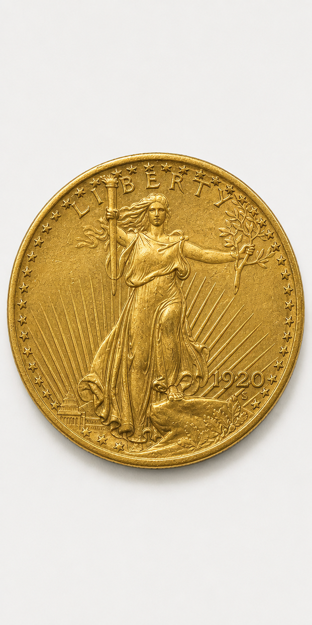 1920-S Saint-Gaudens Double Eagle obverse