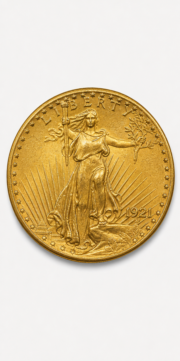 1921 Saint-Gaudens Double Eagle obverse