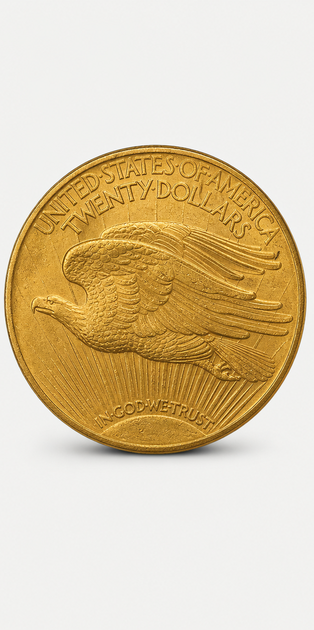 1927-S Saint-Gaudens Double Eagle reverse