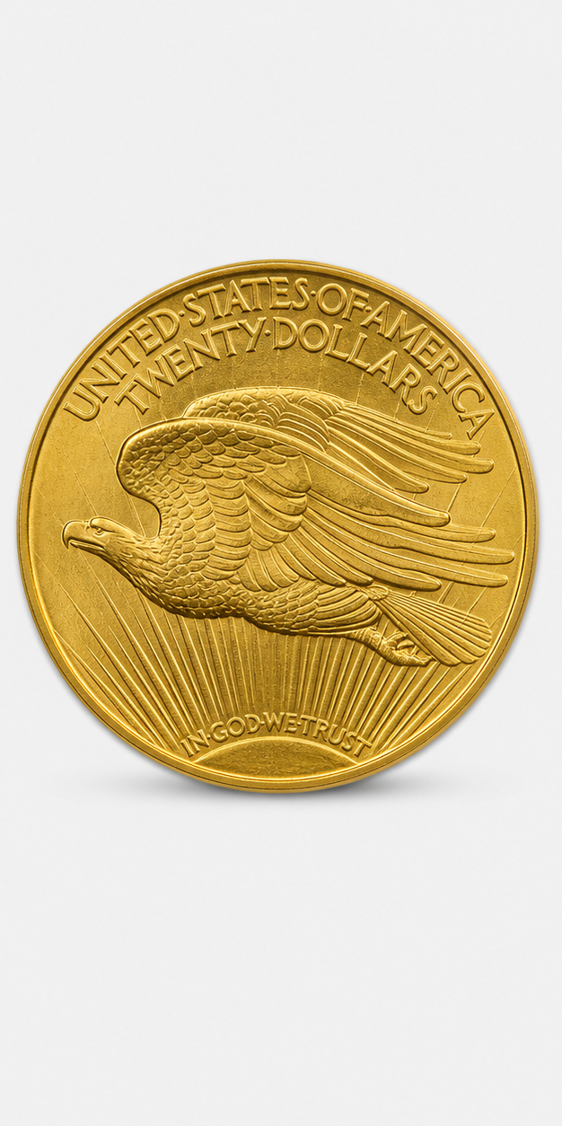1933 Saint-Gaudens Double Eagle reverse