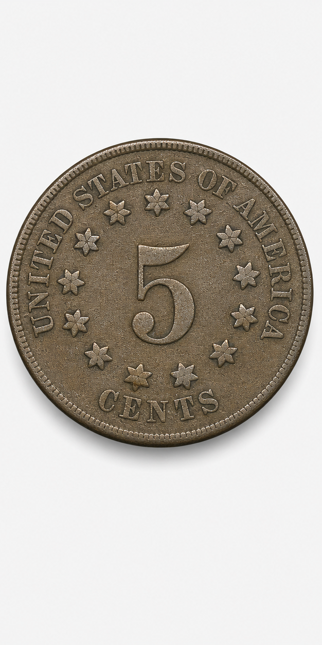 1879 Shield Nickel reverse
