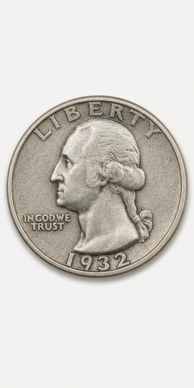 1932-D Washington Quarter obverse