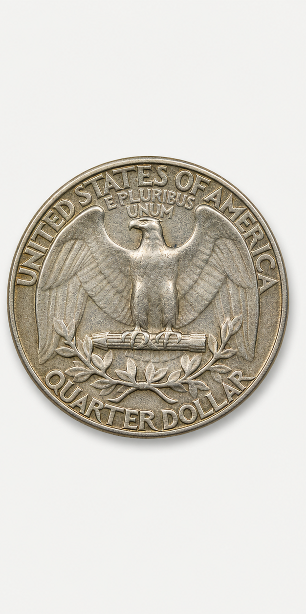1955 Washington Quarter reverse