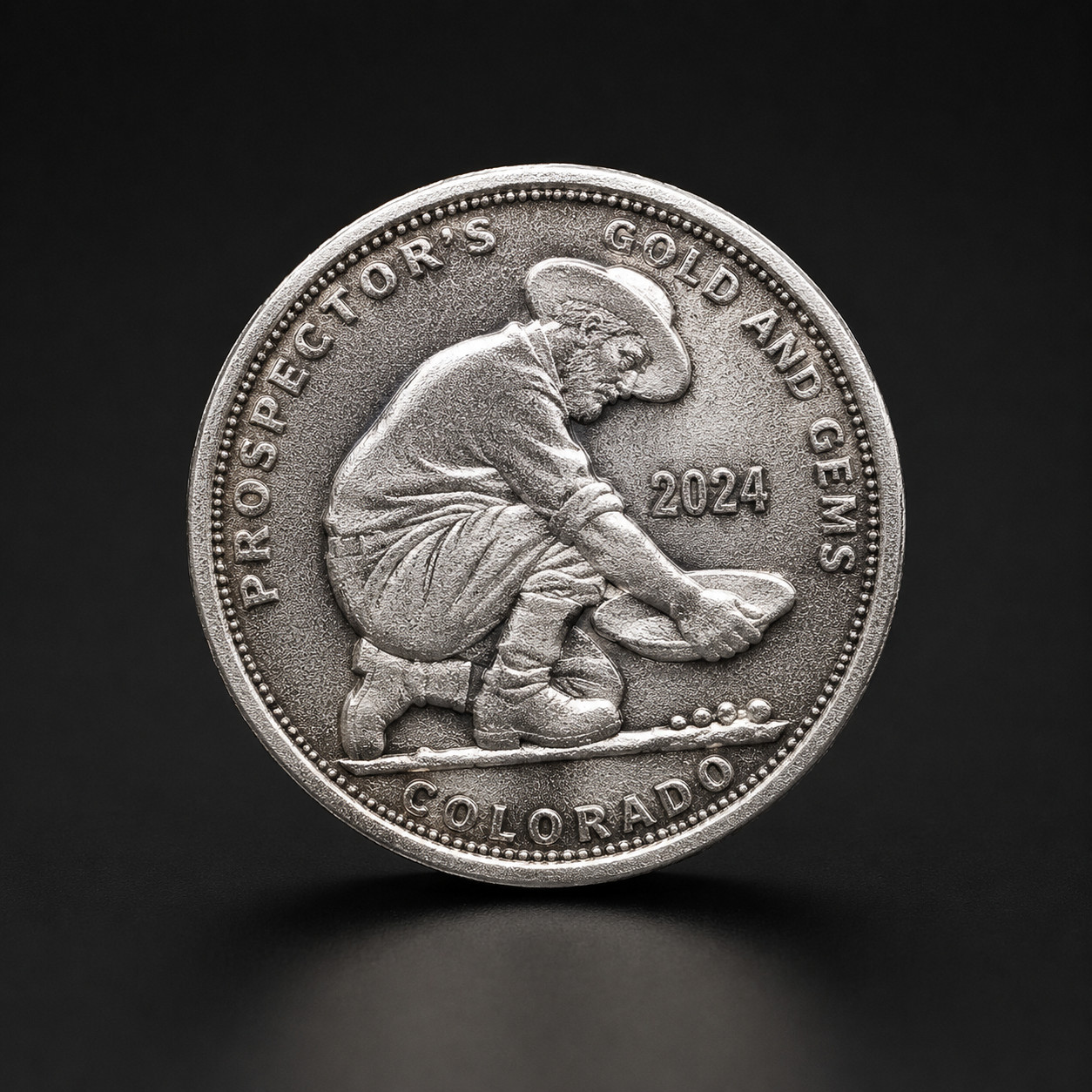 2024 Prospector's Gold & Gems Colorado 1/20 Troy Oz .999 Silver