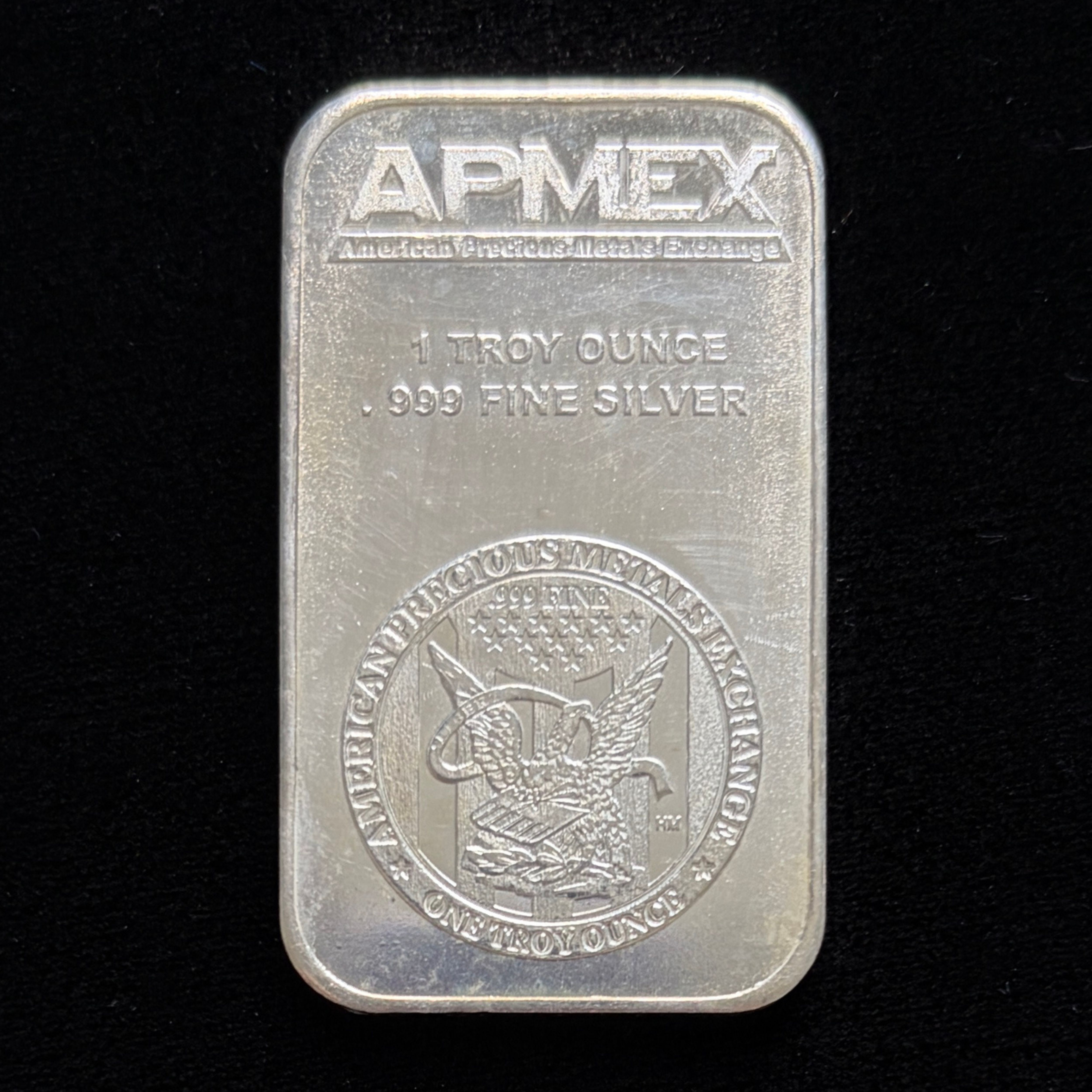 1 oz APMEX Silver Bar .999 Fine Silver | PeerMetals