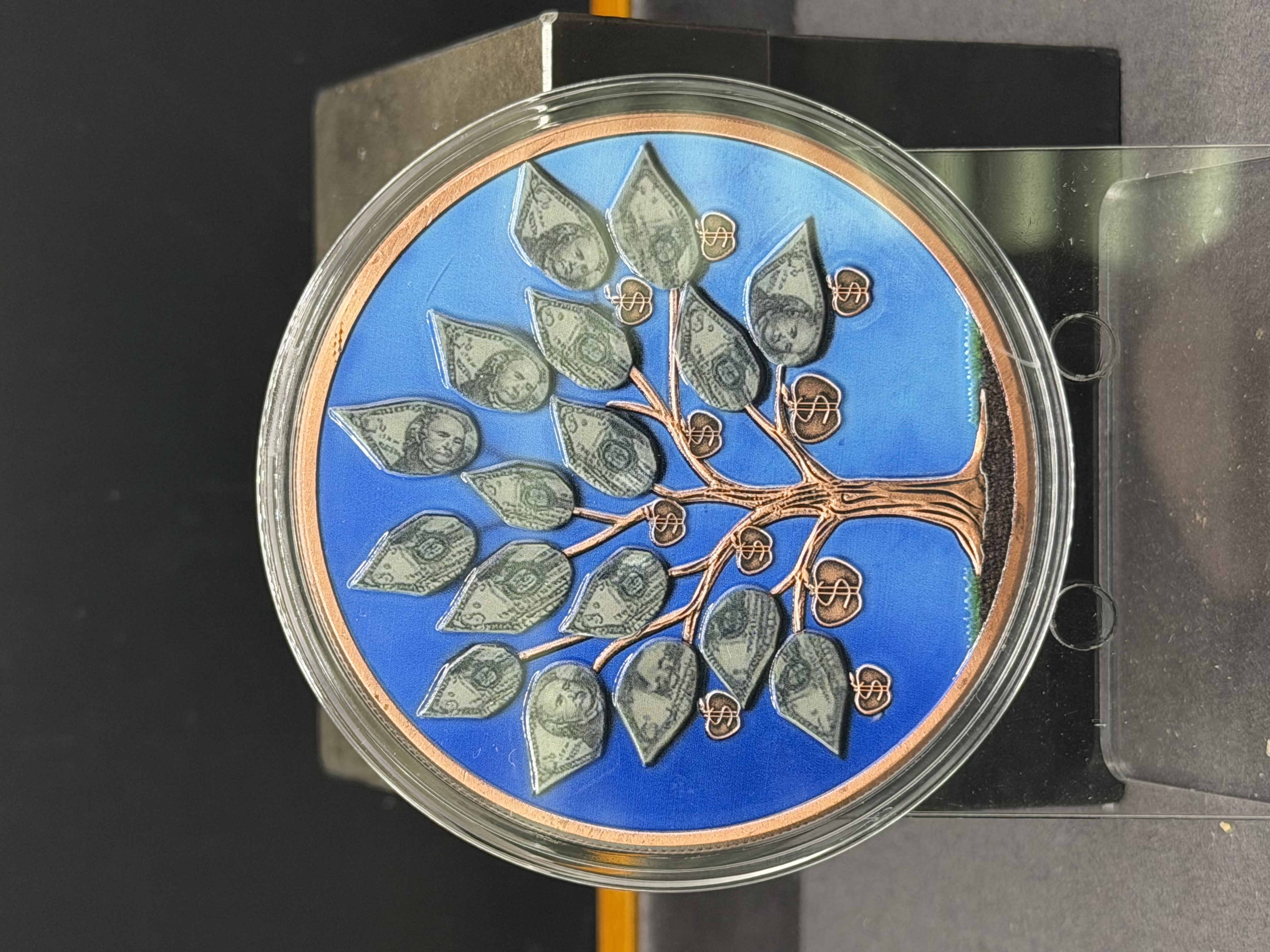 Copper Coin Tree Money Tree ~ 5 Ounces .999 Fine Copper in Capsule | PeerMetals