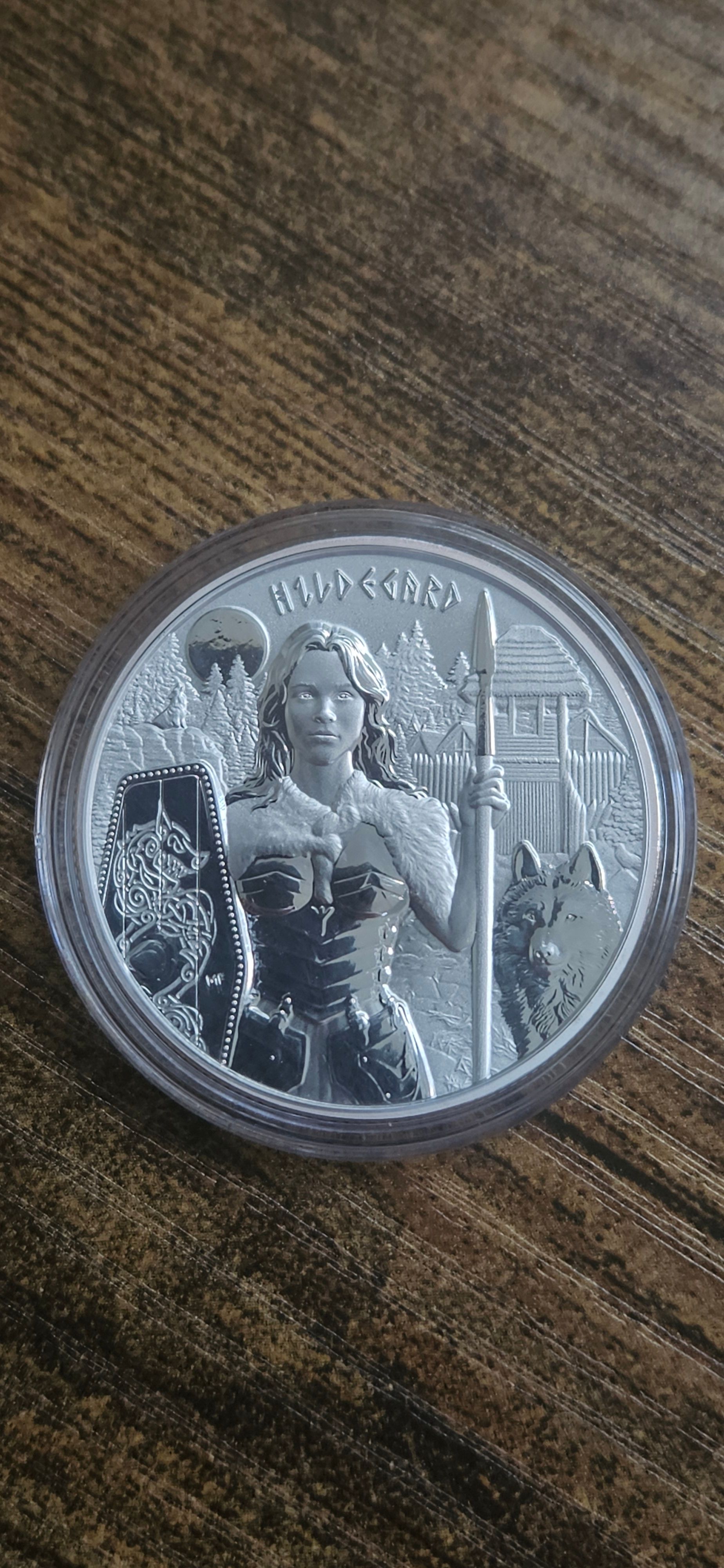 2022 1oz Silver Germania Mint Valkyrie 