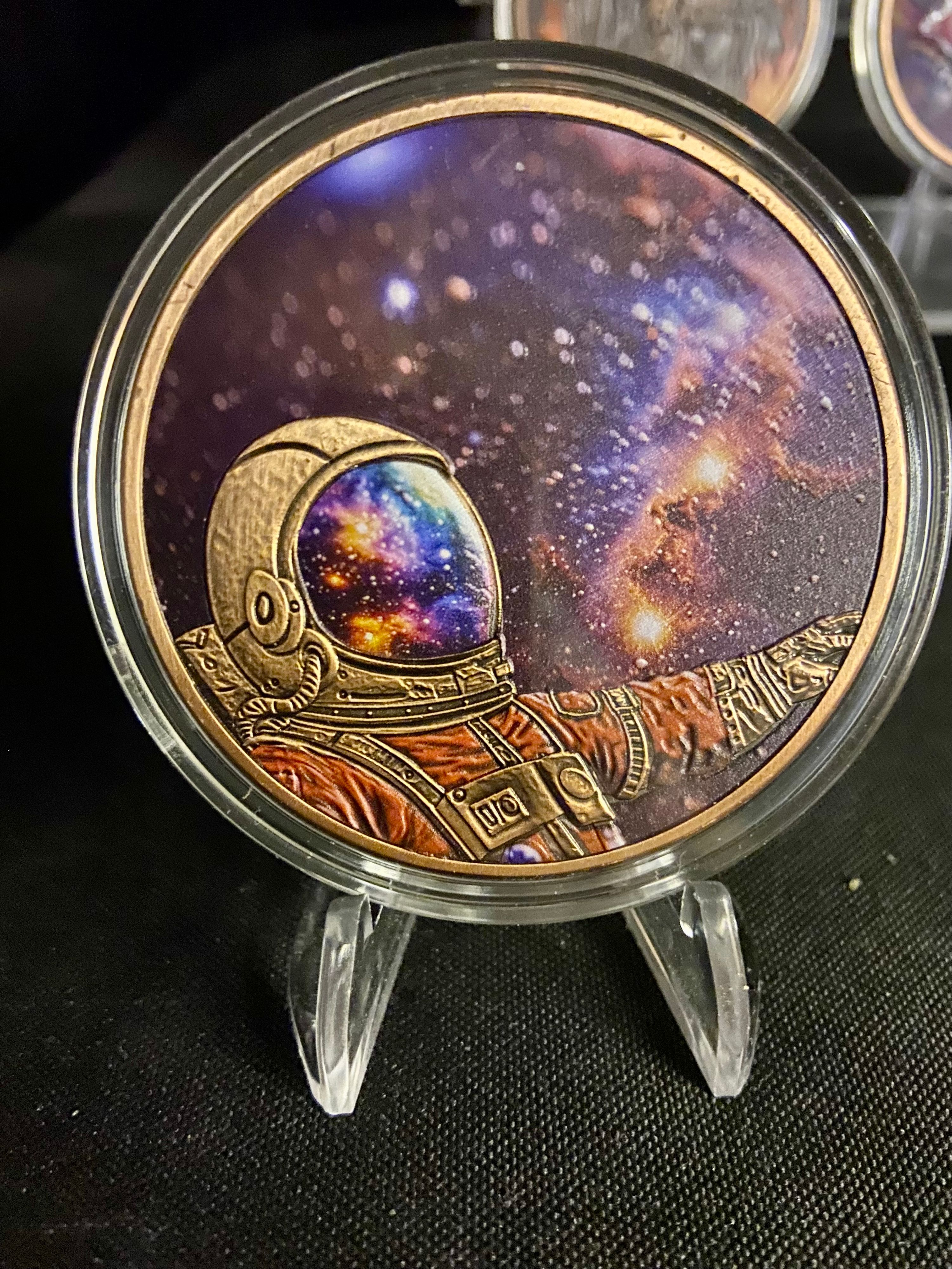 5 oz Colorized Copper Space Commander | PeerMetals