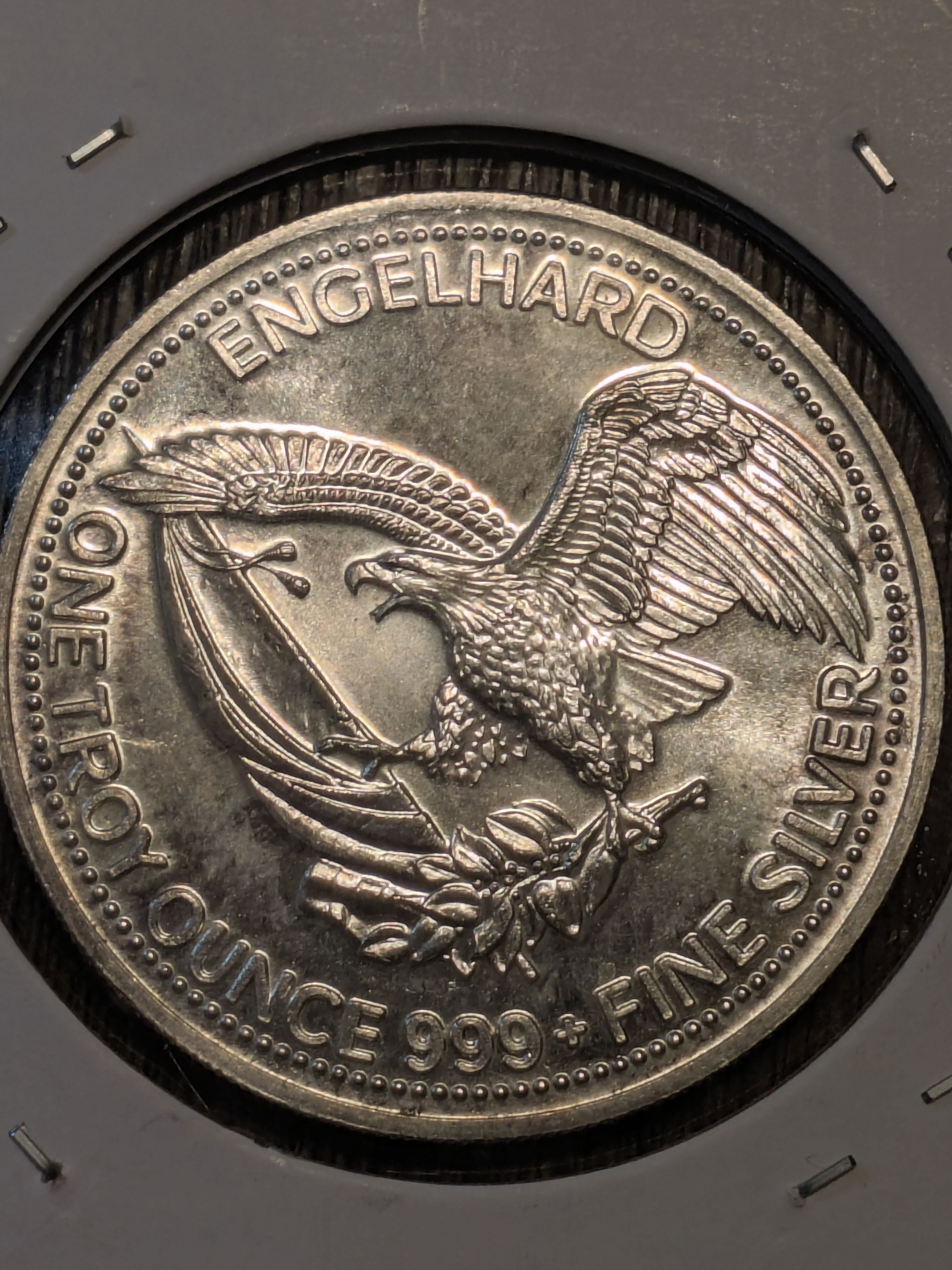 AMERICAN PROSPECTER 1オンスシルバー 1982 The American Prospector 1 OZ 0.999 + Fine Silver Engelhard