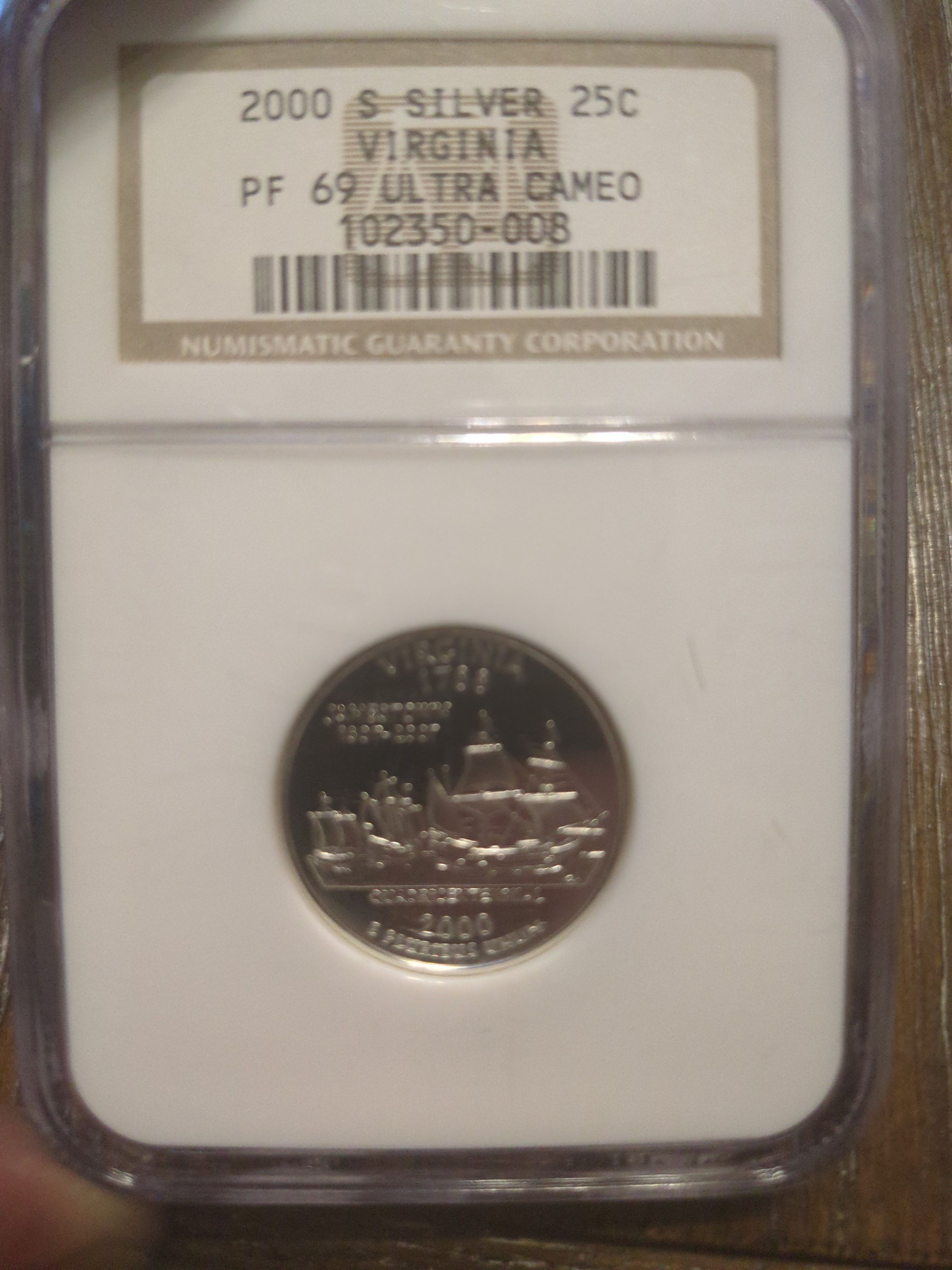 2000 San Francisco, silver Virginia PF 69 ultra Ca | PeerMetals