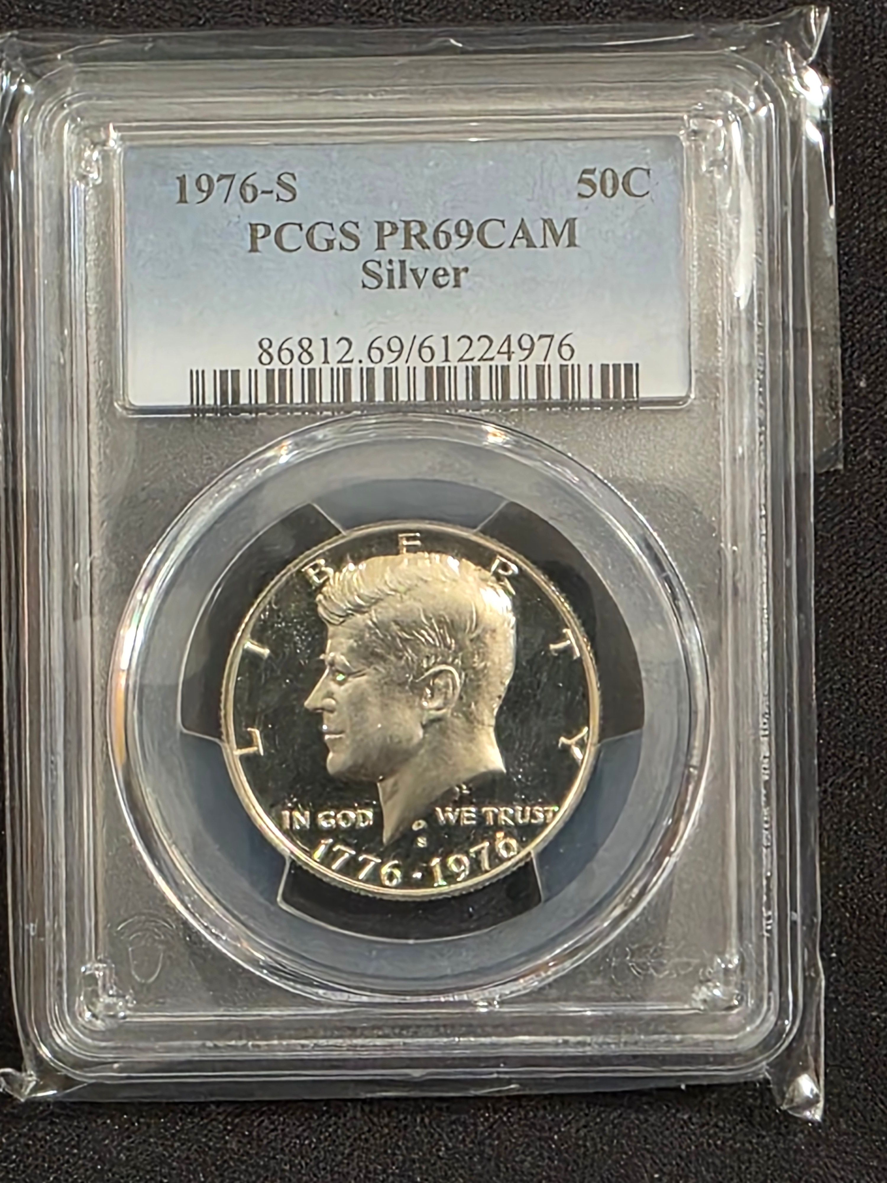 1976-S 50C PCGS PR69DCAM Silver | PeerMetals