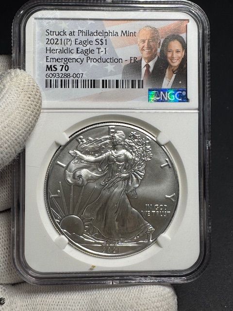 2021(P) Eagle Type1 Emergency Production MS70 | PeerMetals