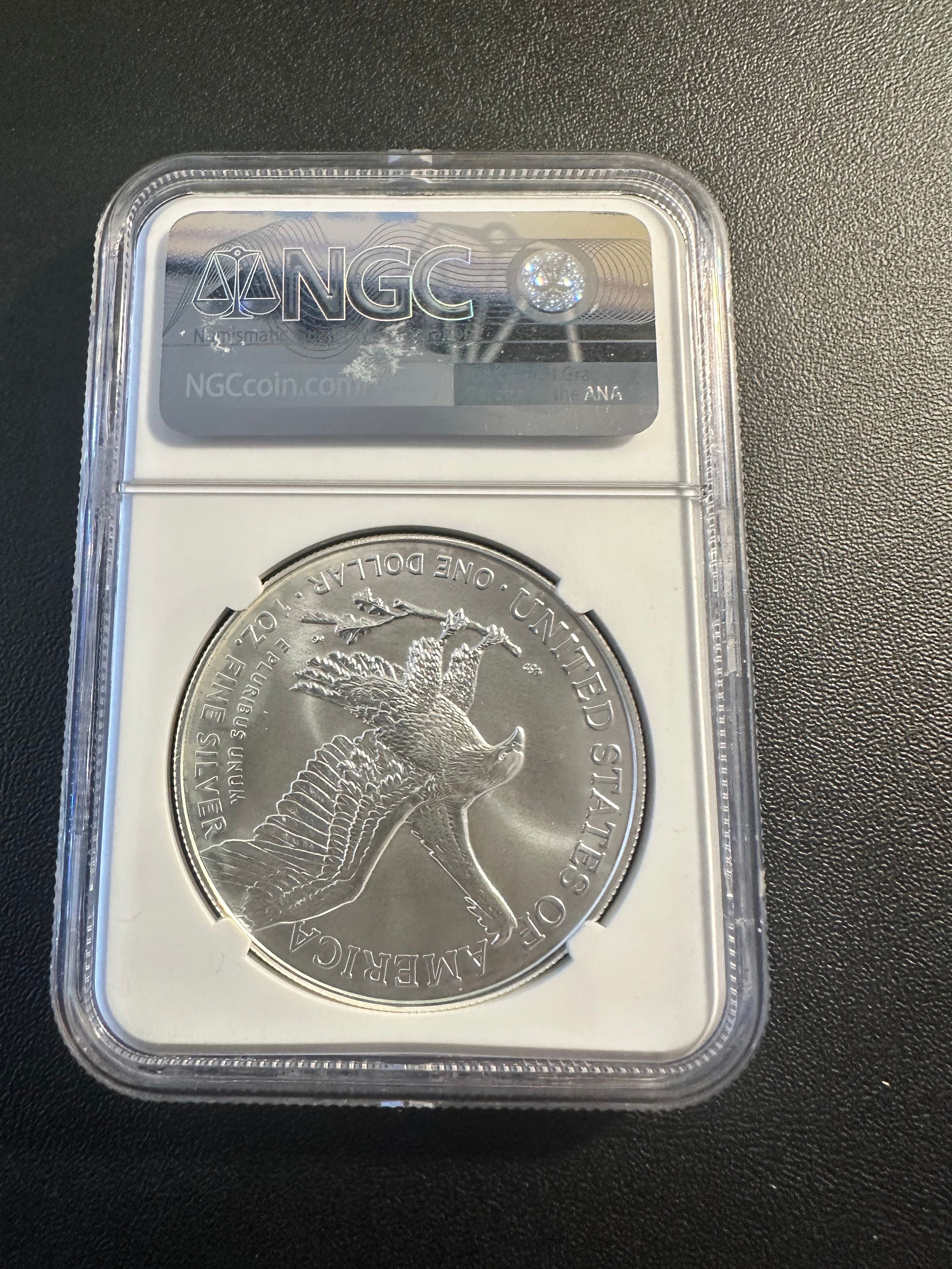 2021 American Silver Eagle. Eagle Landing T-2 MS69 | PeerMetals