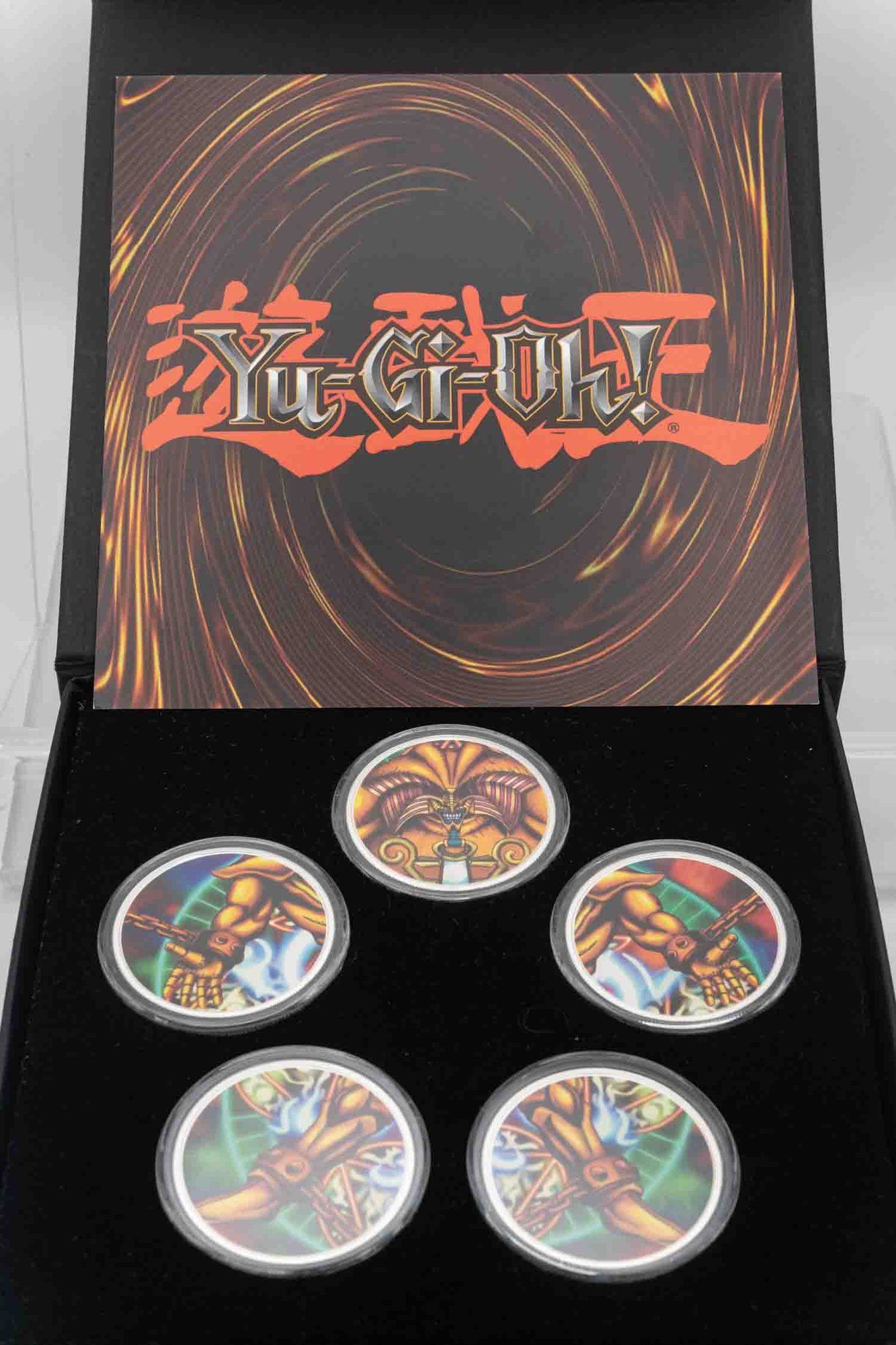 RARE Yugioh Exodia 5 1oz Colorized Silver Coin Set | PeerMetals