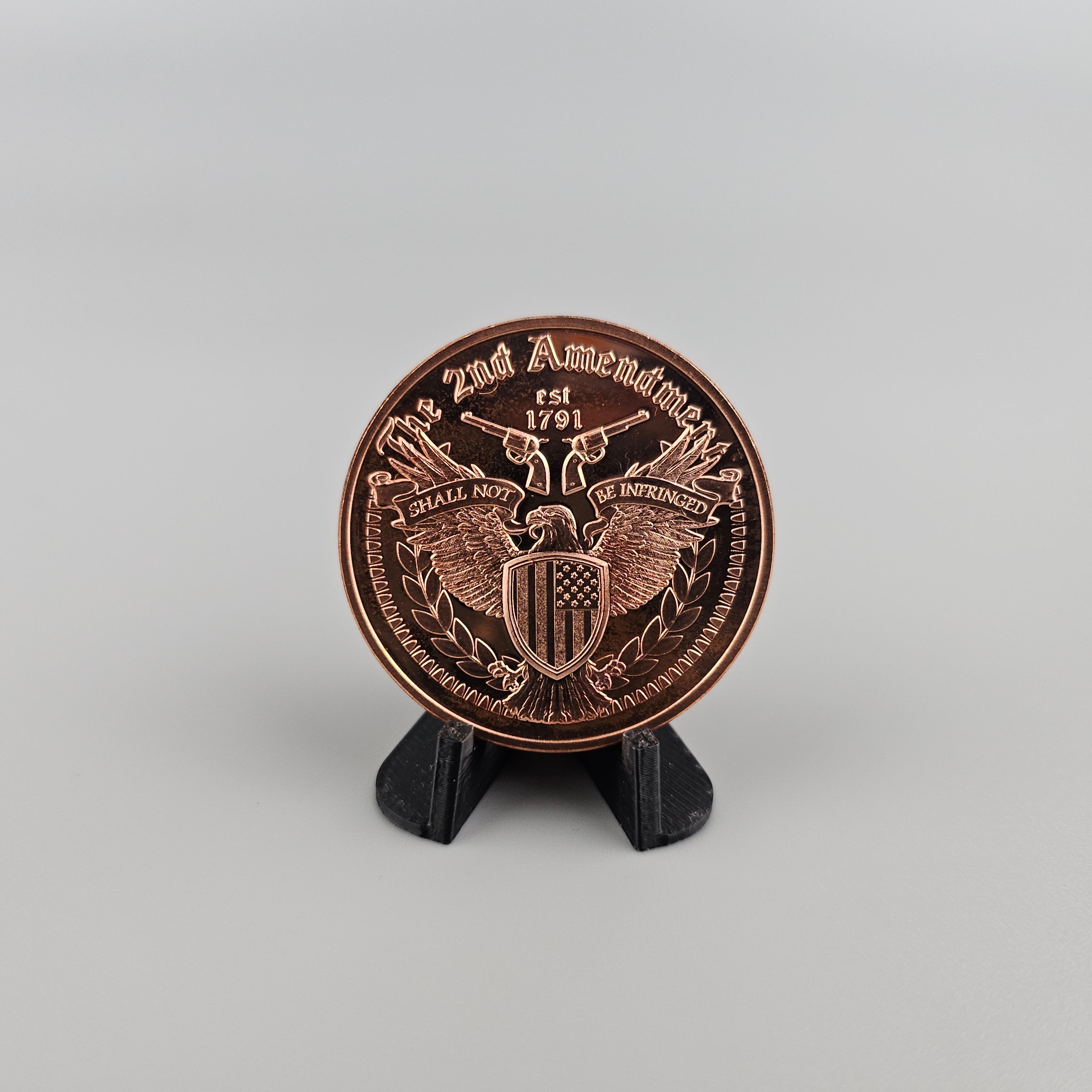 10 AVDP oz Copper Bar .999 Fine Frontier Mint Seal | PeerMetals