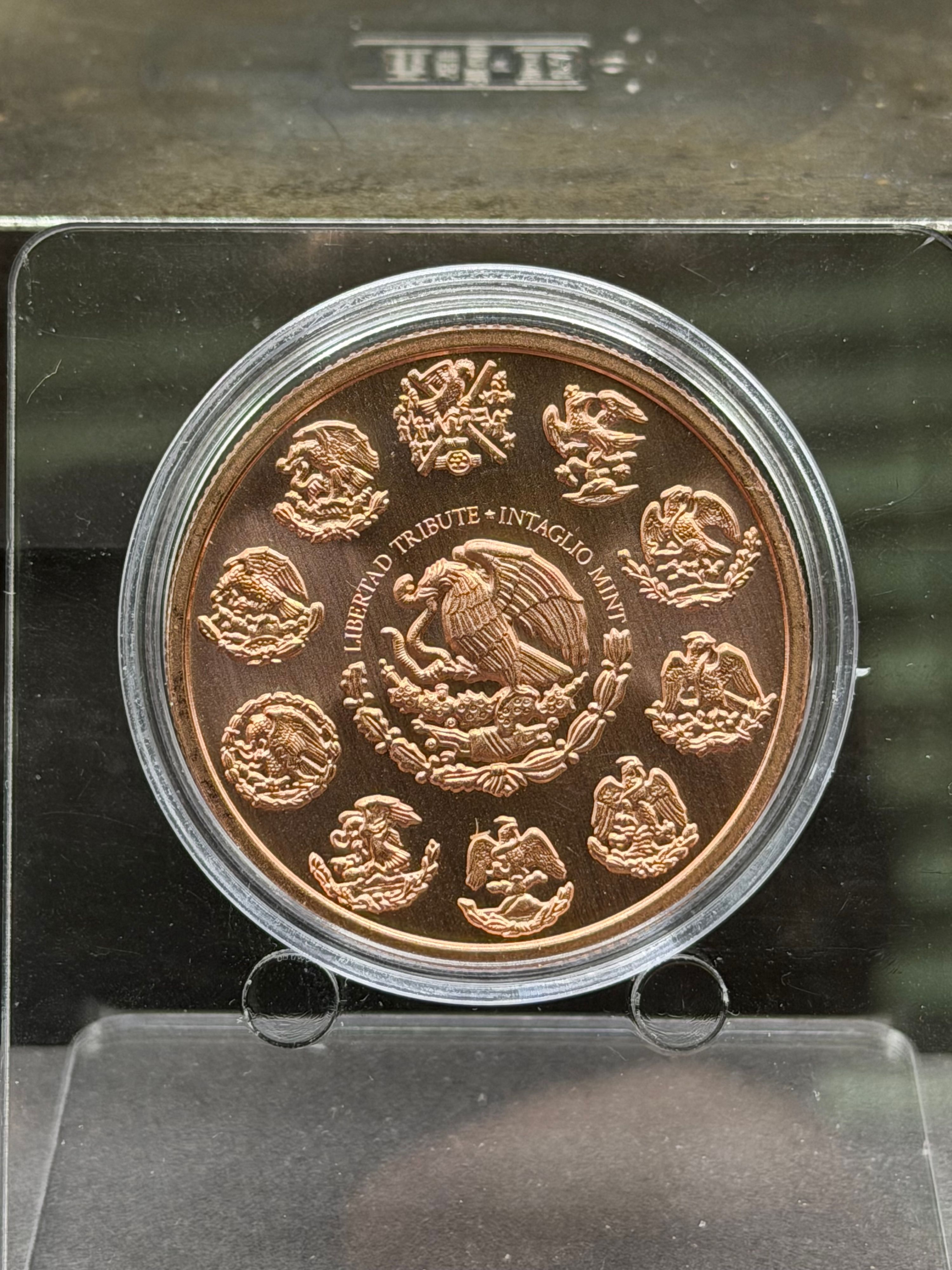 2025 Mexico LIBERTAD TRIBUTE – 1oz Copper | PeerMetals