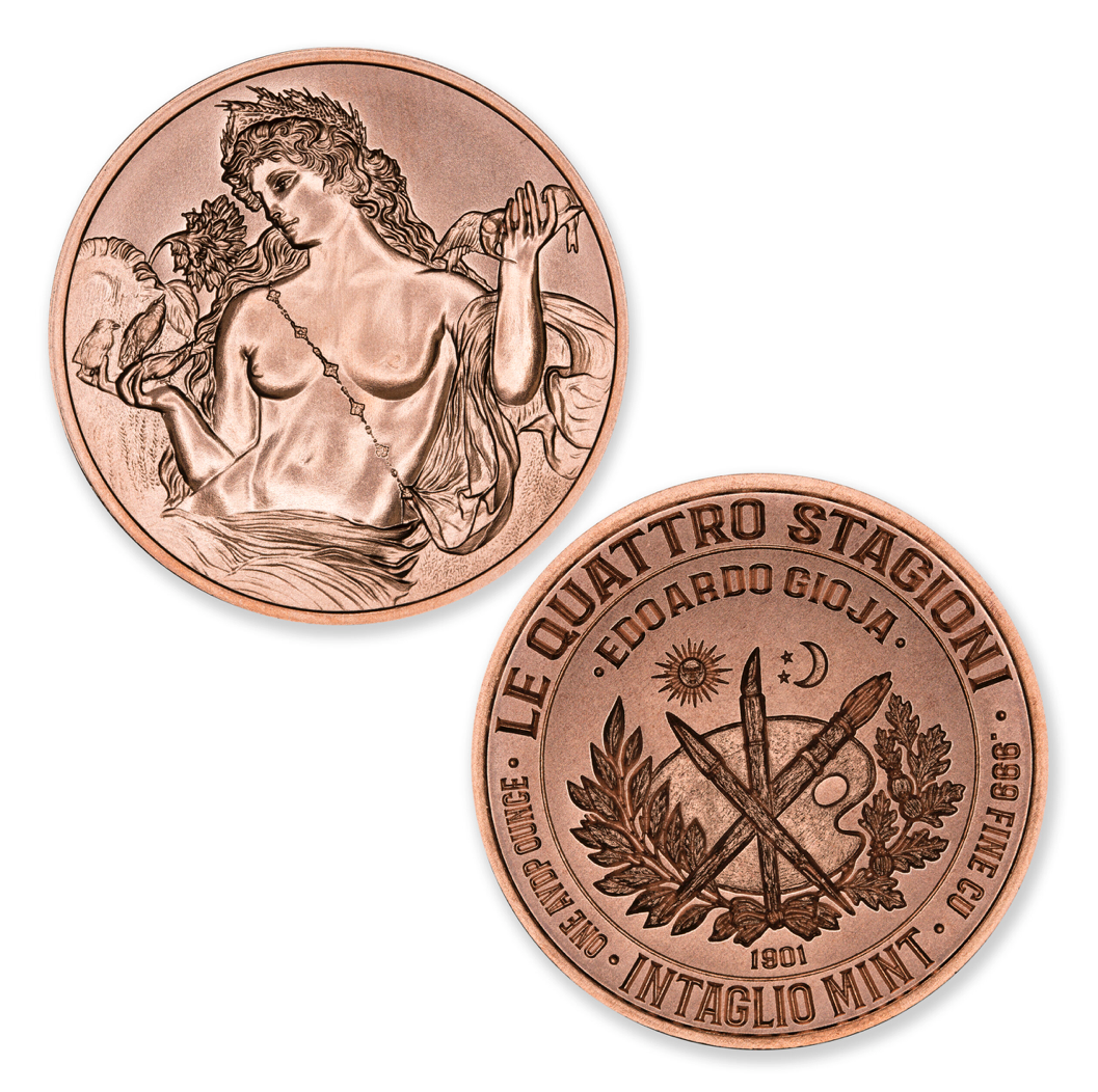 10 AVDP oz Copper Bar .999 Fine Frontier Mint Seal | PeerMetals