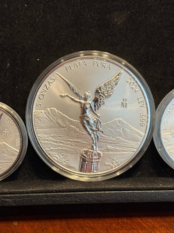 2024 Reverse Proof Libertad Set ~ 1, 2, 5oz | PeerMetals 2024 Reverse Proof Libertad Set ~ 1, 2, 5oz | PeerMetals